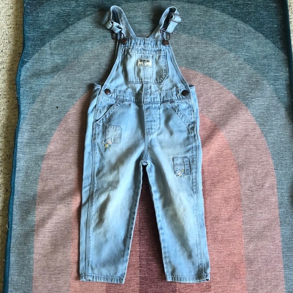 Oshkosh Floral Boho Overalls - Picture 1 of 11